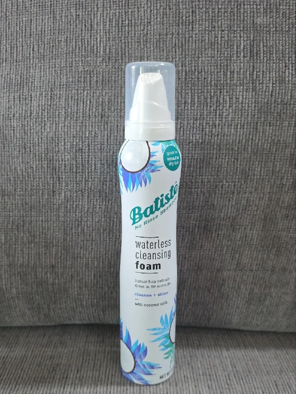 Batiste Waterless Cleansing Foam, 3 Bottles, New, 3.6oz. Each.